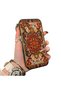 Oppo A5 5g Compatible Silicone Edge Hard Back Anti-Fall Phone Case Vintage Rug Patterned - 3