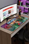 Celeste مانع للانزلاق Dikişli Kauçuk Oyuncu Mousepad V2 - 90x40 XXL لوحة ماوس للألعاب - 3