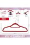 Velvet Hangers - 24 PCs Set, Non-Slip Clothes Hangers - 2