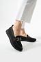 Comfortable Women's Shoes with Wick Detail - 3
