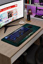 لوحة ماوس للألعاب من المطاط المخيط يدويًا من Elden Ring مانع للانزلاق V4 - 70x30 XL Gaming Mouse Pad - 2