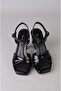 Seç Y210 Platform Heel Shoes (Heel: 10 Cm, Platform: 2 cm) Black Patent Leather - 2