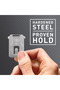 THREE M CLAW Drywall Picture Hangers [45 lbs.]: 3-pack (Silver) - 5