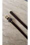Acı Kahve Gold Buckled Ball Chain Belt - 2
