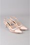 Seç 8565 Heelled Stiletto Shoes (Heel Height:7 cm) Beige - 6