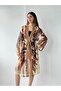 Design Palmera Wrap Kimono Women's Brown - 8
