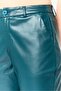 Women Regular Fit Solid Flared Pants, Teal Green - 3
