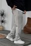 Men's Stone 3 Thread Ş Brushed Inside 100% Original Baggy Winter İ Fleece-Lined Rka Ce Pocketed O Wide-Leg Sweatpants - 2