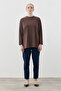 Merwish Sport Model Blouse Tunic 1807 Brown - 4