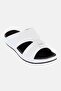 Men Slip On Arabic Sandals, White