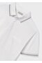 Boy's Polo Collar T-Shirt White 6164 - 5