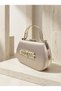 Gray Color Glittery Satin Stone Strappy Chain Women's Evening Dress Bag Wedding Engagement Graduation - 2