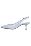 Alens C9 Glittery Silver Women's 5cm Heeled Shoes - 3