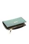 Women's Glittery Zipper Compartment Bag with Wallet and Card Holder Compartments - 2