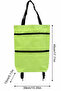 Foldable Wheeled Shopping Bag Practical and Detailed Market Cart - 4