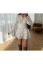 Guipure Skirted Women's Mini Dress White - 5