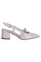 Byn Ayışığı By27 Cream Patent Leather Women's 6cm Heeled Shoes - 2