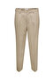 Men's Chino Side Ruched Cream Trousers - 22035160 - 2