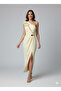 Beethoven Accessory Detail One-Shoulder Evening Dress 3649 - 5