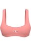 Women's Pink Logo Detailed Bralet Bikini Top