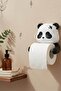 Decorative Toilet Paper Holder with Panda Figure, Bathroom Accessory, Adhesive, No Drilling Required Paper Holder - 2
