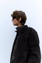 ALLBUCKS PULL&BEAR %100 جلد سويدي جلد سترة ABPNB3743 - 3