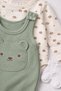 Baby Boy Rompers+Zıbın Set of 2 with Snaps at the Bottom – Zıbın and Rompers |   3-6-9 Months Baby Outfit - 5