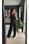 Women's High Waist Pleated Palazzo Pants Relaxed Fit Wide-Leg - 2