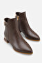 Egd 102 Low Heel Boots with Back Buckle Detail