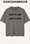 تي شيرت Ride To Live مطبوع Premium Oversize مكون من قطن قطع