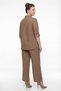 Women's Mink Summer Elastic Waist Buttoned Double Pocketed Top and Bottom Set - 5