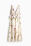 Linen-blend tie-strap dress - 5