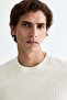 Slim Fit Knitted T-shirt - 2