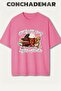 Building Special Design Printed Premium Oversized Cotton T-Shirt