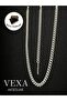 Oval King Model Chain Necklace and Bracelet Set – Tarnish-Resistant Plating – Boxed and Gift-Ready Product - 8
