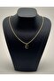 Xuping Snake Back Chain U Letter Pendant with Zircon Stone Women's Necklace Vip Series