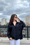 Women's V-Neck Modal Fabric Casual Single Pocketed Sheer Shirt Sun290 - 5