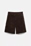 ALLBUCKS PULL&BEAR %100 جلد سويدي جلد شورت برمودا ABPNB3745 - 6