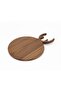 Acacia Presentation Board with Deer Figure - Natural Acacia Serving Plate 28X38 cm - 3