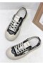 26Y312-1 Printed Canvas Sneakers Women's Sneakers - 4