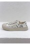 26Y312-1 Printed Canvas Sneakers Women's Sneakers - 3