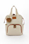 Mother Baby Care Backpack with Thermal Bottle Compartment, Strap Attachment and Keychain Gift