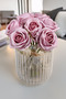 Artificial Flower Premium 7-Piece Viper Rose Bouquet 25 cm Dried Rose - 2
