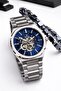 Automatic Inner Functions Active 50 Mt S Water-Resistant Steel Cordn Men Wristwatch Vs.Blkt.0867