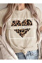Women's Free Spirit Printed Oversized T-Shirt Loose Fit