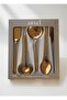Alize Gold 5 Piece Serving Set 304 Quality Stainless Steel 18/10 Cr-Ni Premium - 7