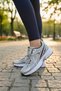 Women's Breathable Texture Lace-Up Sports Shoes - 2