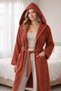 Women's Dressing Gown – Pack of Belt Pieces, Pocketed Colors, Soft Texture – Available in Large Sizes from Sm to 3XL