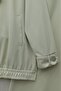 Ocean Suit with Collar and Sleeve Cuffs, Belt Jackets and Pleated Wide-Leg Pants - Beige - 6