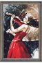 F6 Long-Lasting Tapestry Fabric - Violin, Music, Art - Conceptual Spaces, Creative Applications 80X110Cm